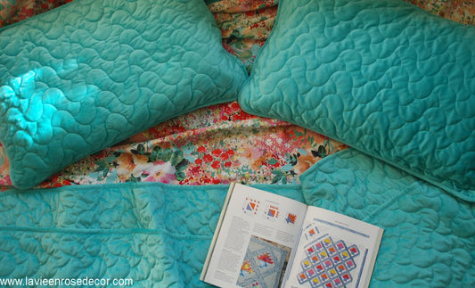 Bộ Chăn Hè Thu Nhung Luxe - Mầu Của Biển – La Vie en Rose Decor