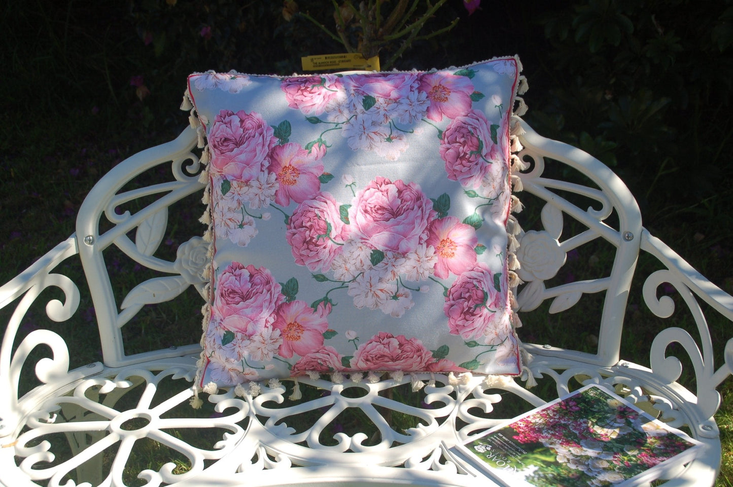 GỐI TỰA Hoa Hồng Rose Peony 45cm x 45cm - Mẫu số 8