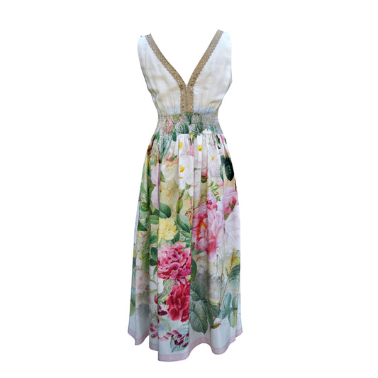 Váy Lụa Hoa Hồng Mùa Xuân Adore Dress- Maxi