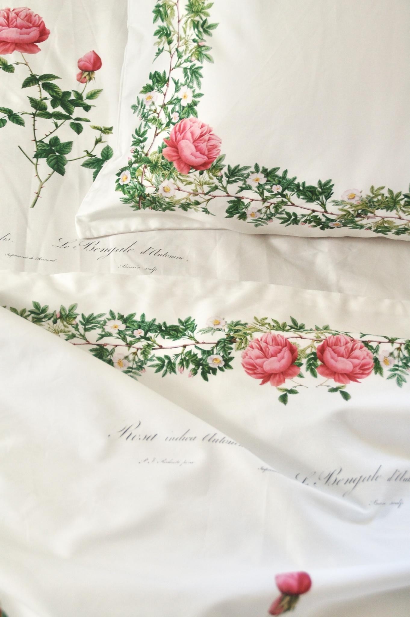 Valance sheet - Botanical Rose
