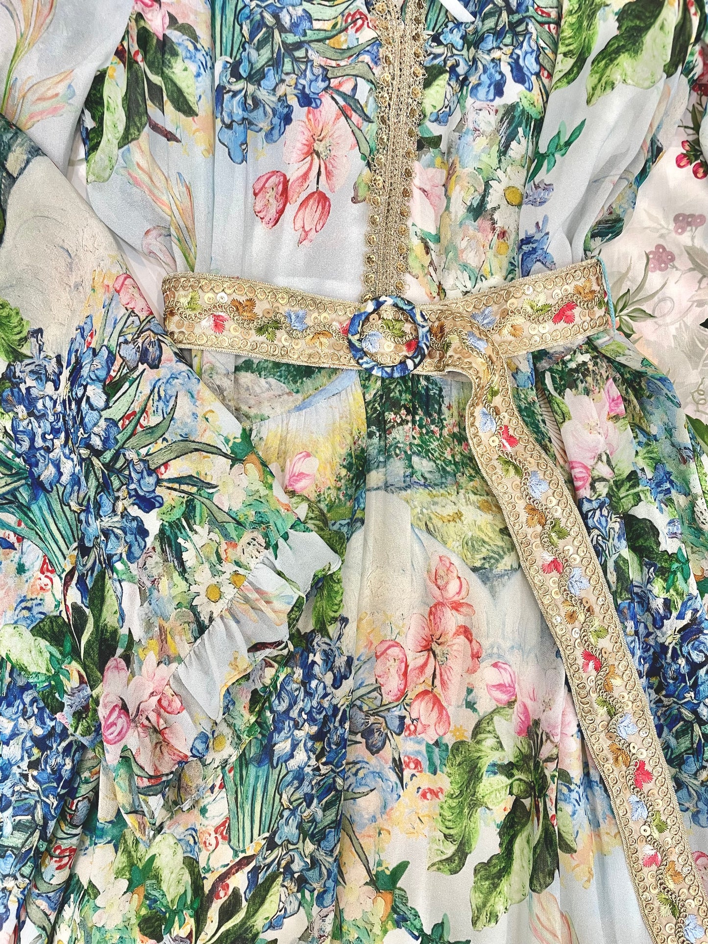 Victoria Rose Silk Chiffon Dress - Maxi