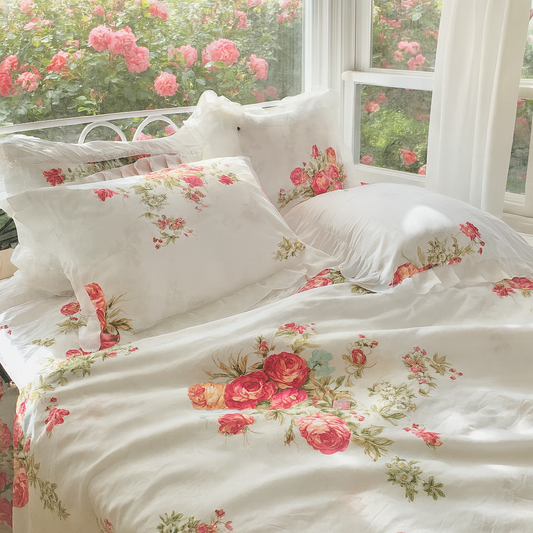 Victoria Rose Fitted sheet set & Duvet cover