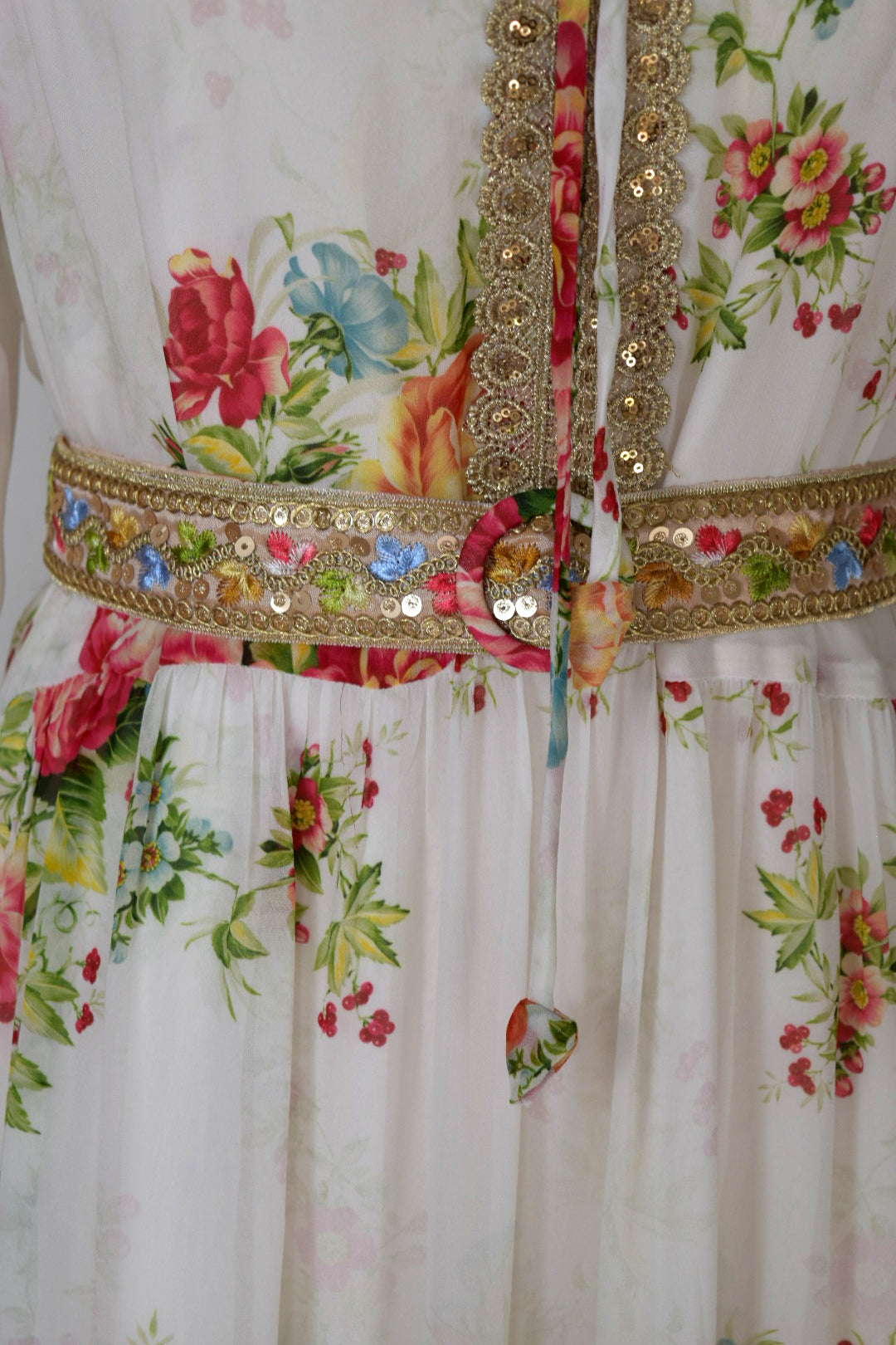 Váy Voan Tơ Hoa Hồng Victoria Adore Dress - Maxi