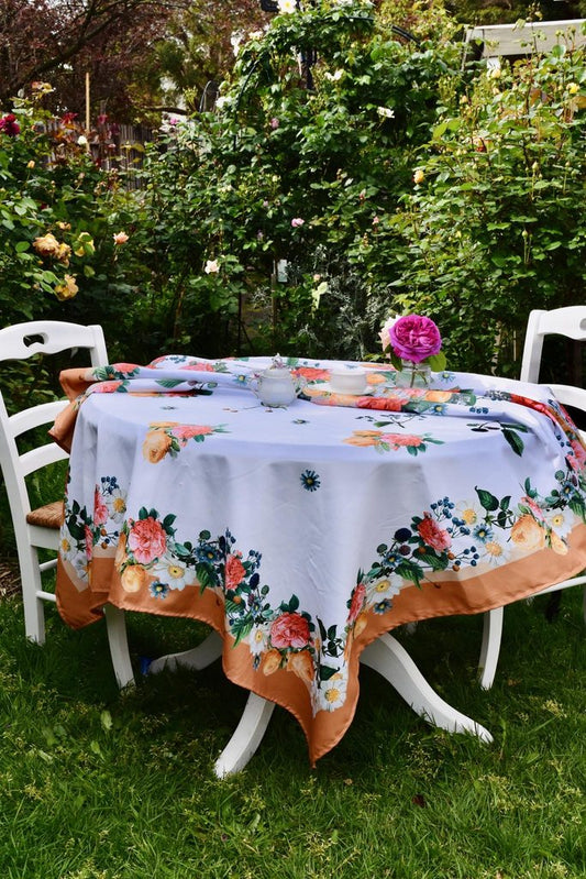 Mẫu số 20 - Khăn trải bàn Hoa hồng - Autumn Rose