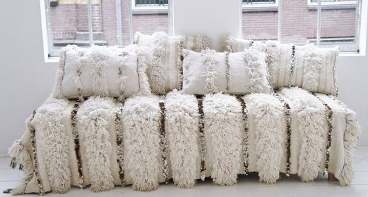 Chăn Đám Cưới Dệt Thủ Công Moroccan - Handira - Hàng đặt