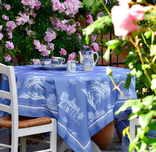 Mẫu số 30 - Khăn trải bàn Cây Liễu Đồng Quê