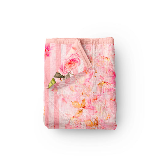 Bộ Chăn Hè Thu Hoa Hồng Peace Rose