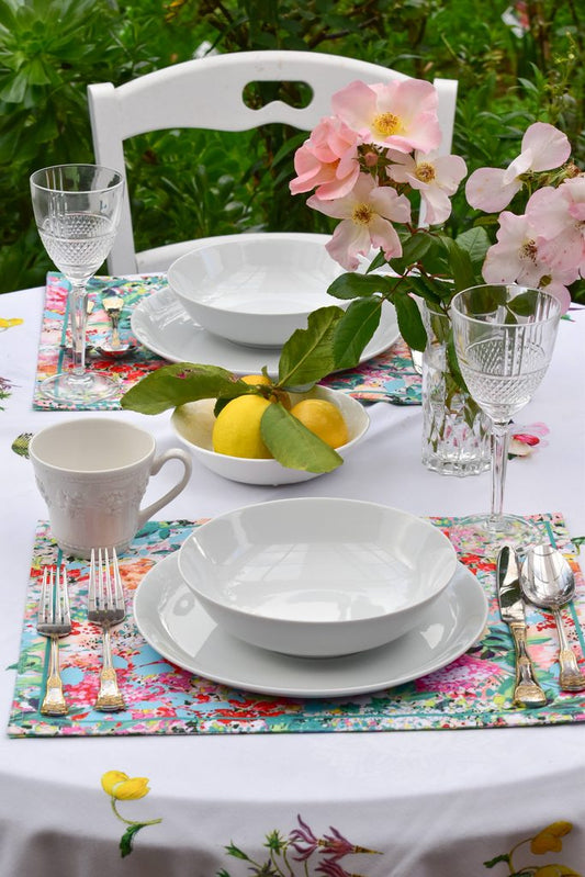 Mẫu số 28 - Lót đĩa Hoa Hồng Garden of Rose