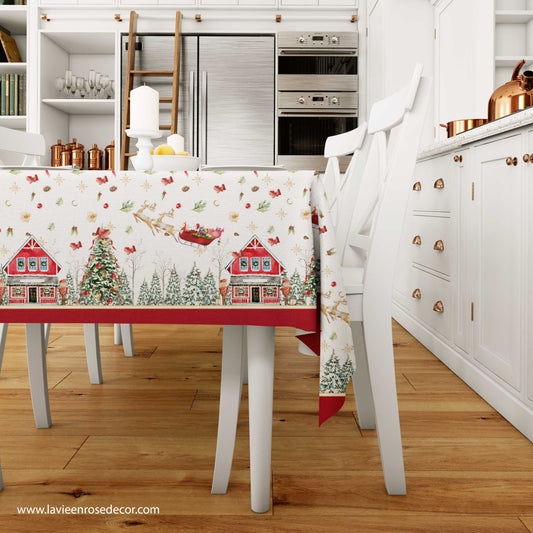 Mẫu số 16 - Khăn trải bàn Christmas