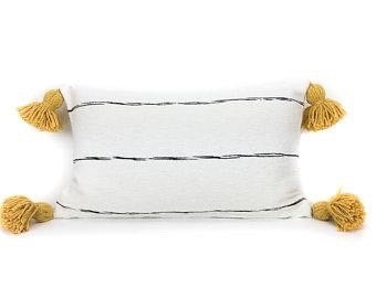 Gối Trang Trí Ma rốc - Quả Bông Cam Lumbar - 45x70cm