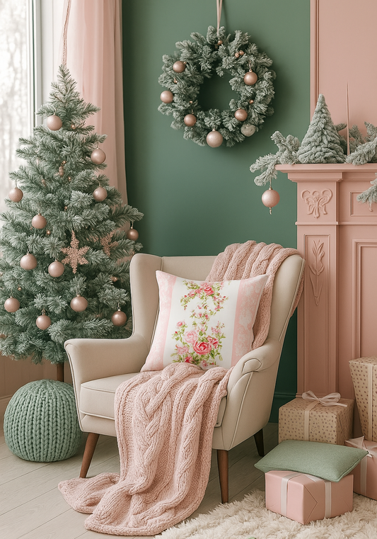 Trang Trí Nhà Đón Giáng Sinh | Ý Tưởng Trang Trí Với Tông Đỏ – Hồng Lãng Mạn - Xu Hướng năm 2025