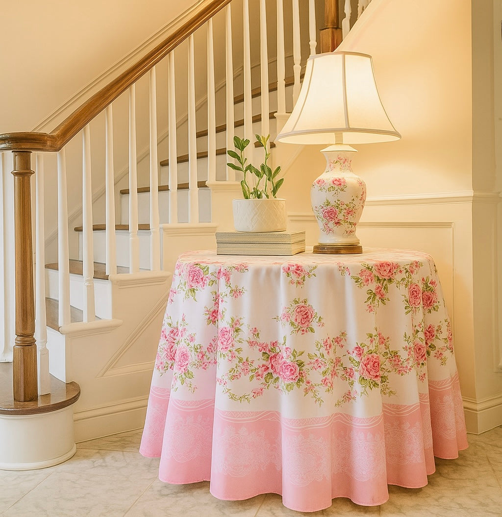Model No. 26 - Pink Lace Tablecloth
