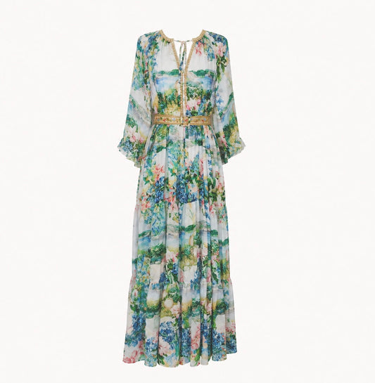 Váy Hoa Diên Vĩ Adore Dress - Maxi dài tay