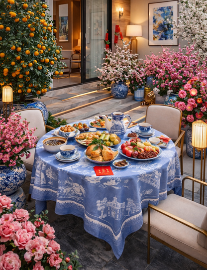 Model No. 30 - Countryside Willow Tablecloth