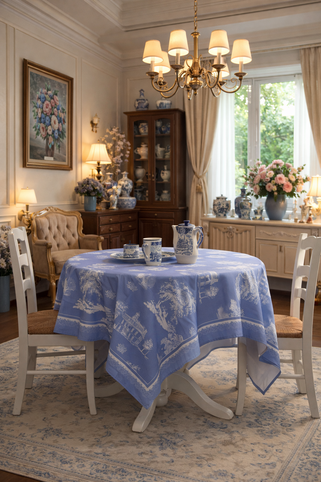 Model No. 30 - Countryside Willow Tablecloth