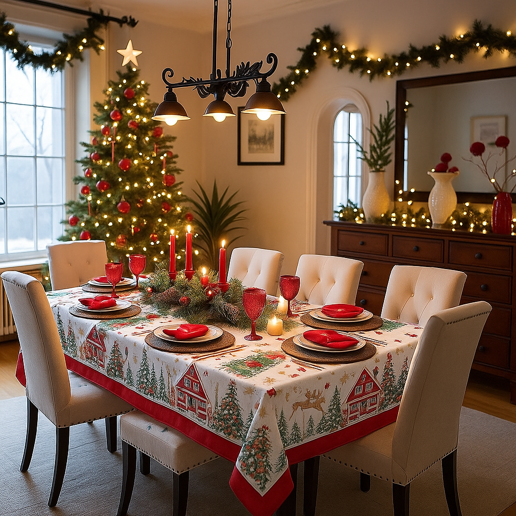 Sample No. 16 - Christmas Tablecloth