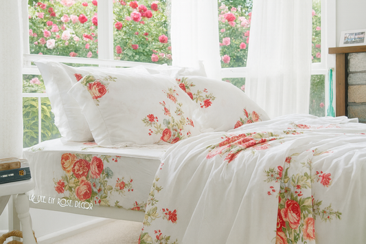 Victoria Rose Fitted sheet set & Duvet cover