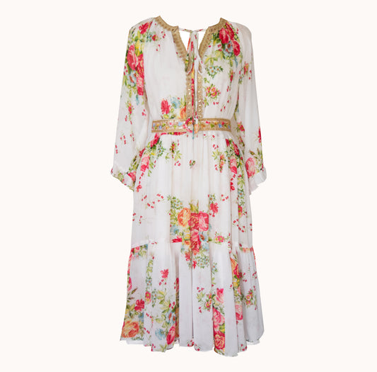 Váy Voan Tơ Hoa Hồng Victoria Adore Dress -Mini