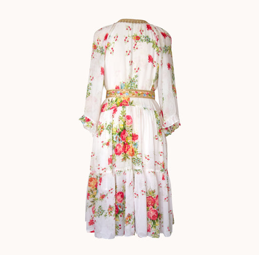 Váy Voan Tơ Hoa Hồng Victoria Adore Dress -Mini