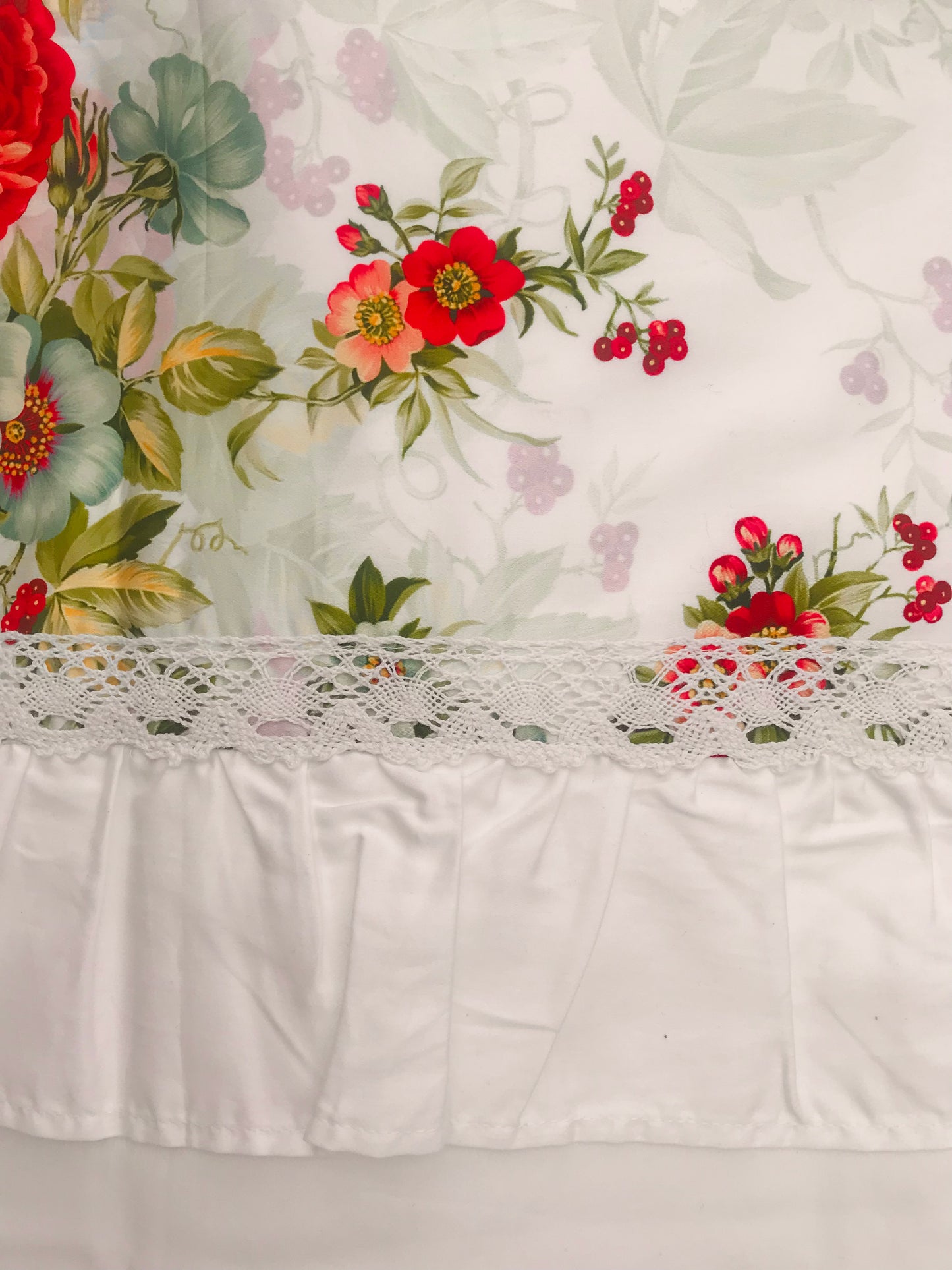 Valance sheet & Duvet cover set - Victoria Rose 