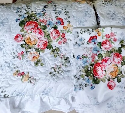 Xưởng nhận gia công chần bông theo yêu cầu cho các bộ chăn ga gối vỏ chăn và ga giường cao cấp - Thương hiệu La Vie en Rose Decor.