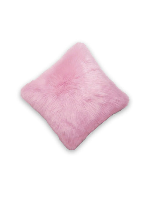 Gối tựa Lông Thỏ Hồng Nhạt 40x40cm – La Vie en Rose Decor
