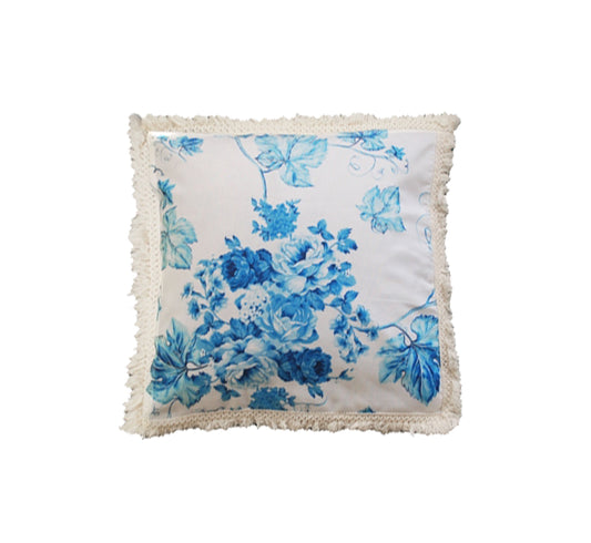 GỐI TỰA Hoa Hồng Blue Rose Vine 45x45cm - mẫu số 14 – La Vie en Rose Decor