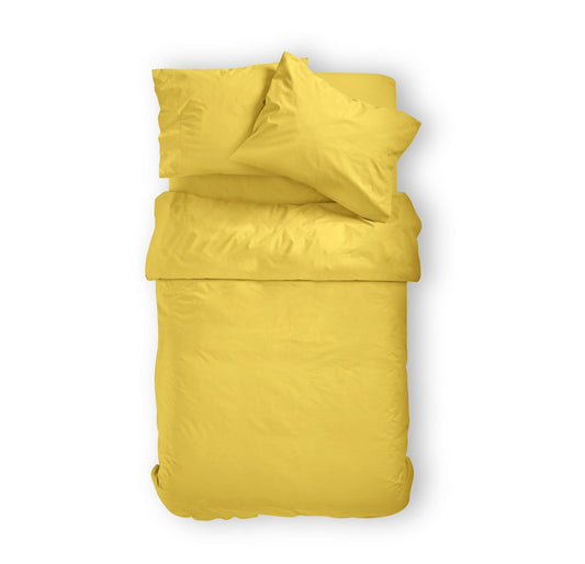 Cotton Sateen Bed Sheet - Molineux Yellow