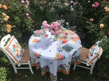 Sample No. 20 - Autumn Rose Tablecloth