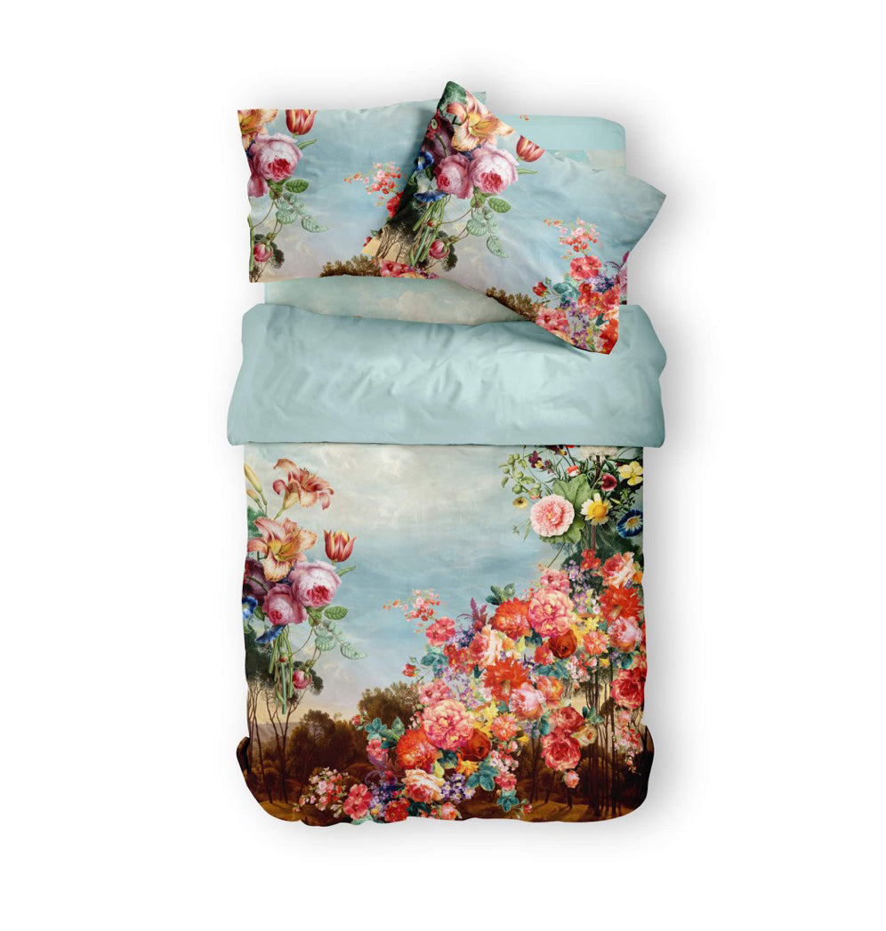 Valance sheet & Duvet cover set. - Venice Rose (Made to order) 