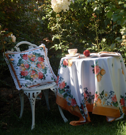 GỐI TỰA Hoa hồng Autumn Rose 45x45cm - mẫu số 20