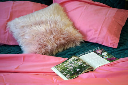 Pink Duvet Cover Pillowcase Set