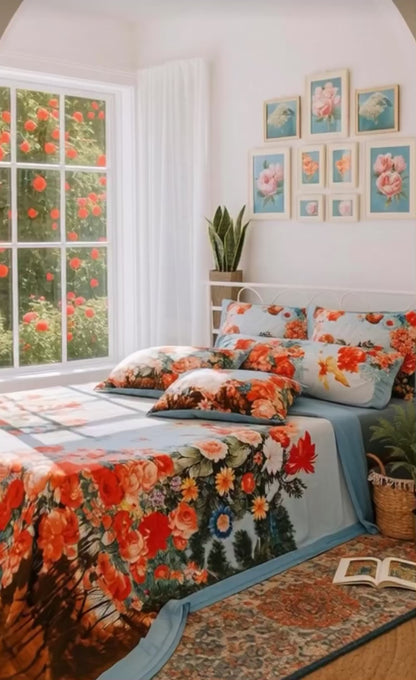 Fitted sheet & Duvet cover set  - Venice 