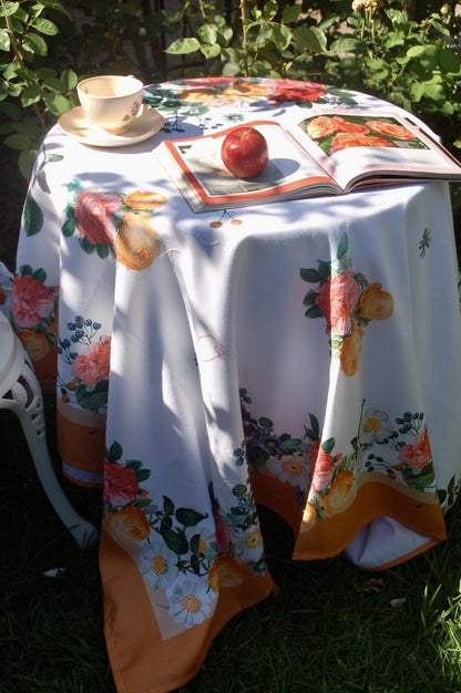 Sample No. 20 - Autumn Rose Tablecloth