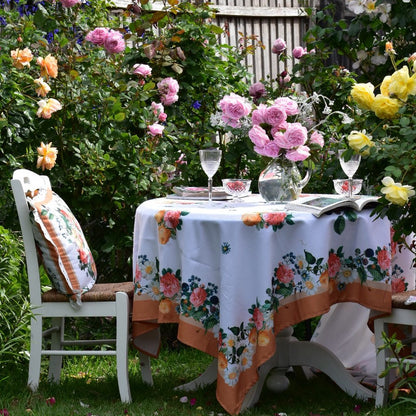 Sample No. 20 - Autumn Rose Tablecloth