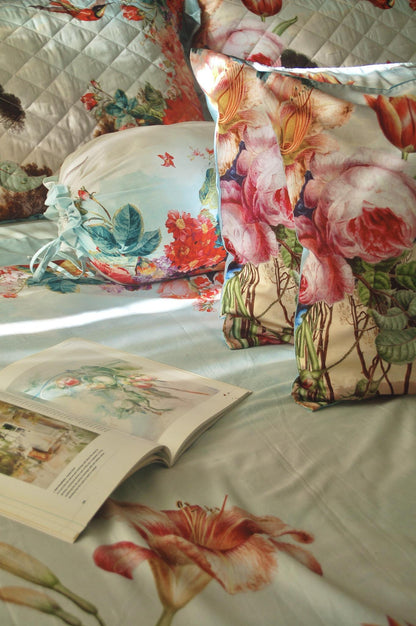 Valance sheet & Duvet cover set. - Venice Rose (Made to order) 